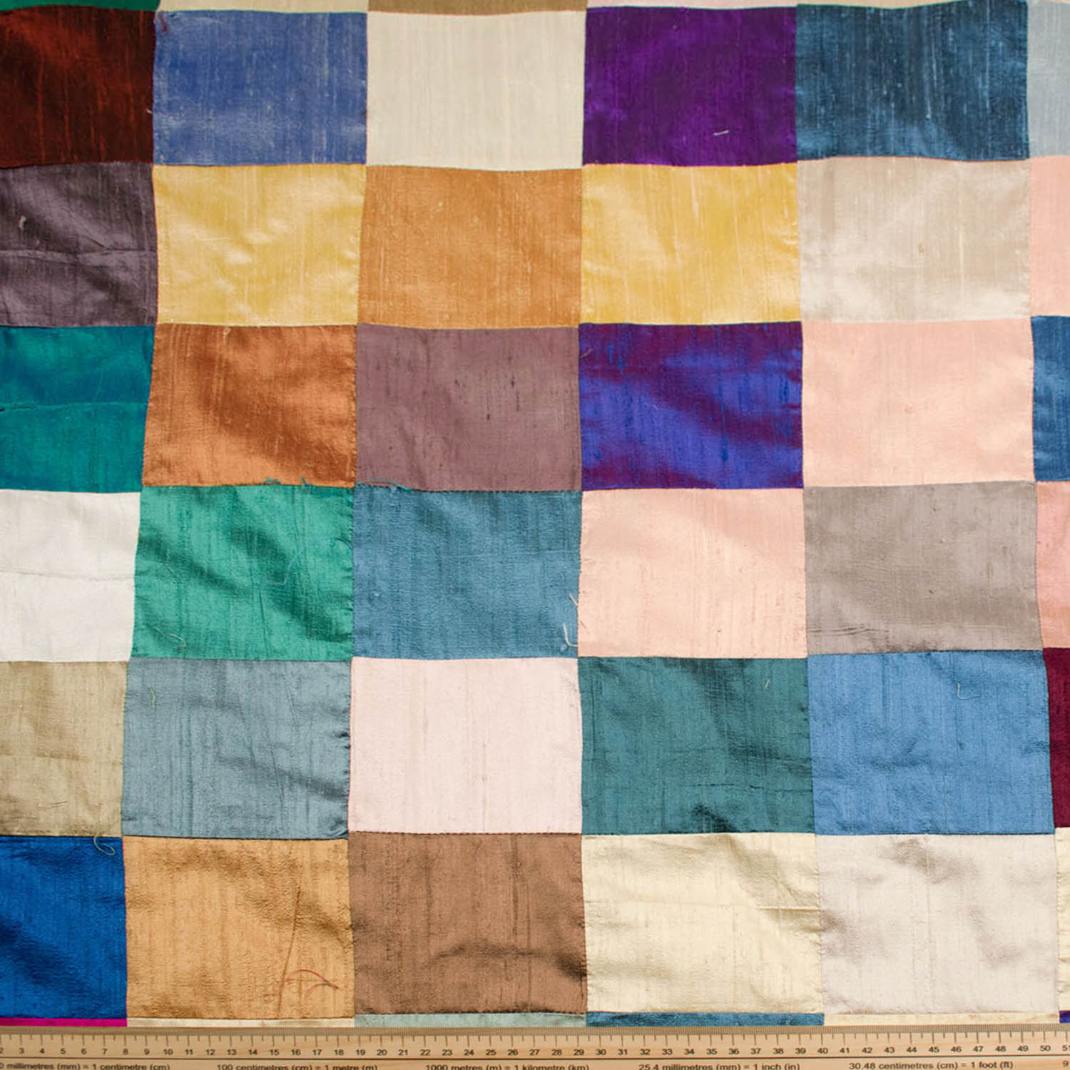 Dupioni Silk Patch Work - Image 7