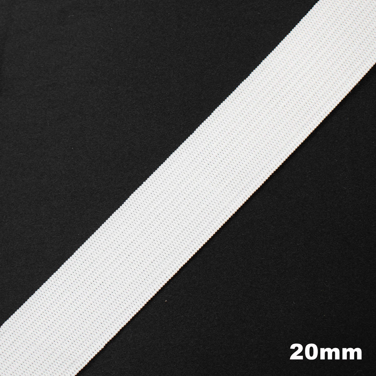 Knitted Elastic Black & White - Image 4