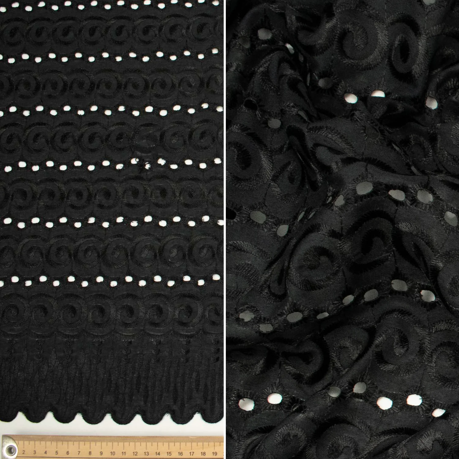 Embroidered Eyelet Cotton Anglaise Lace - Image 3