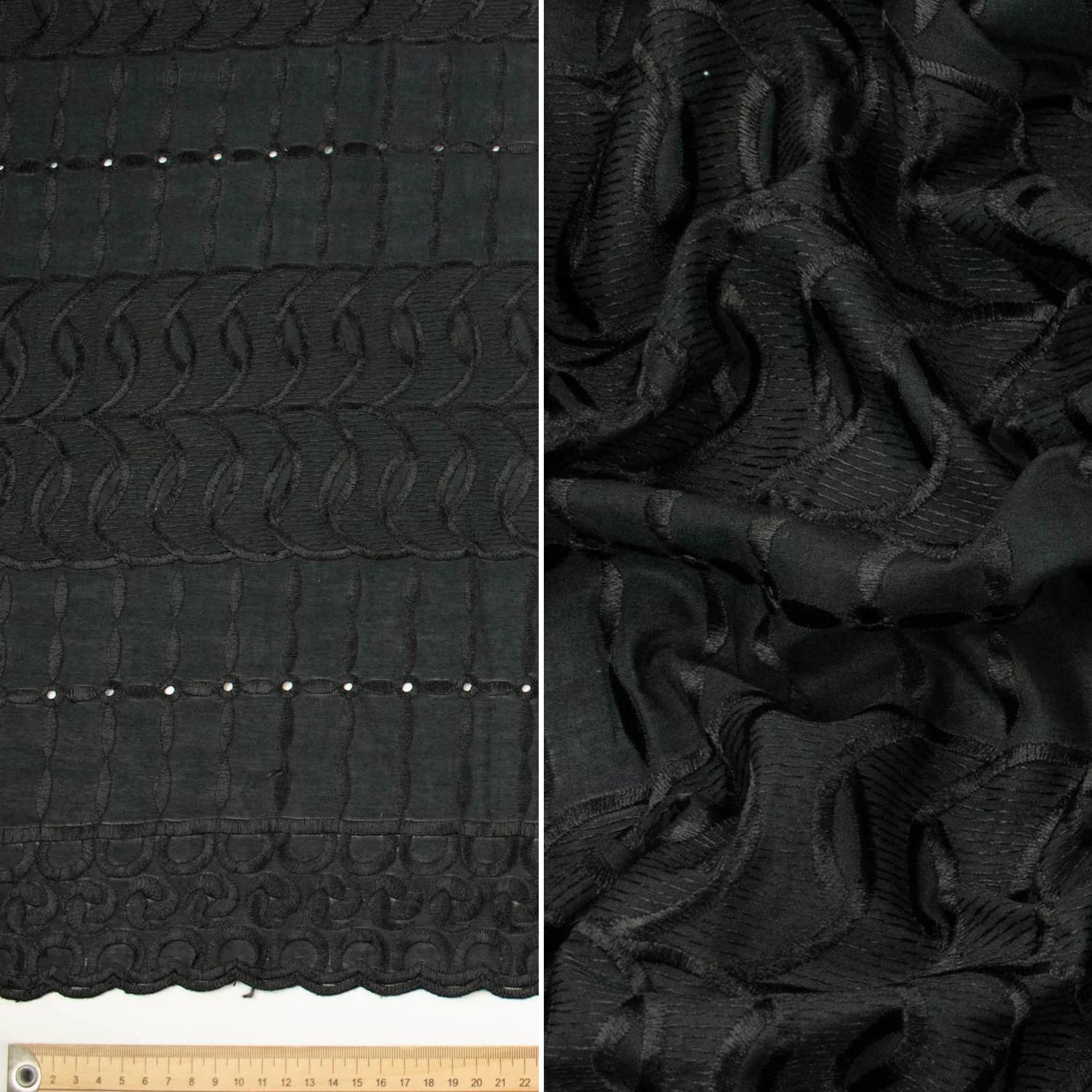 Embroidered Eyelet Cotton Anglaise Lace - Image 37