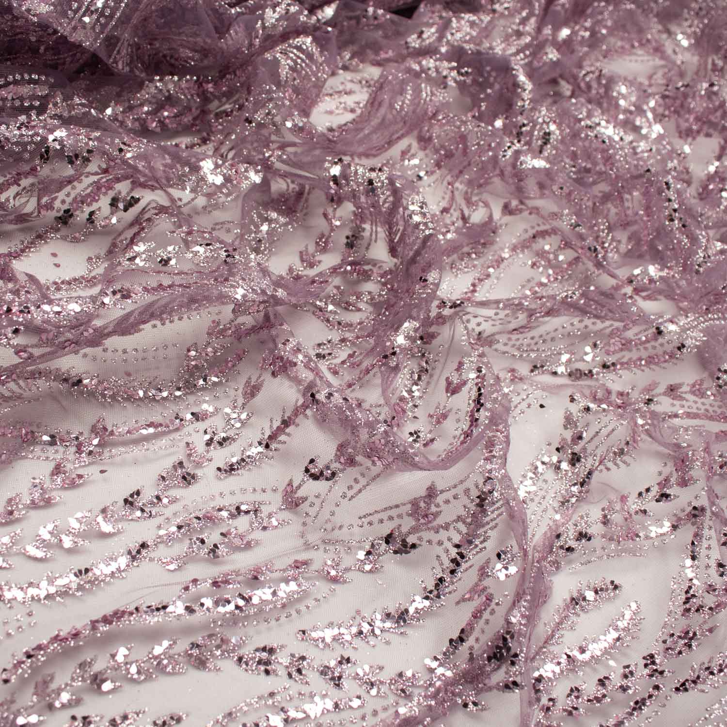 Metallic Glitter Couture Sequin Mesh - Image 16