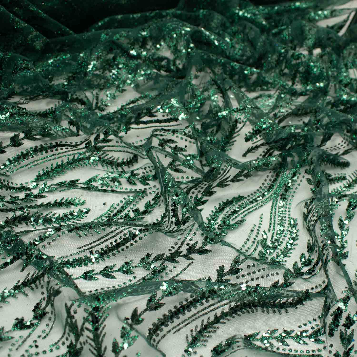 Metallic Glitter Couture Sequin Mesh - Image 18