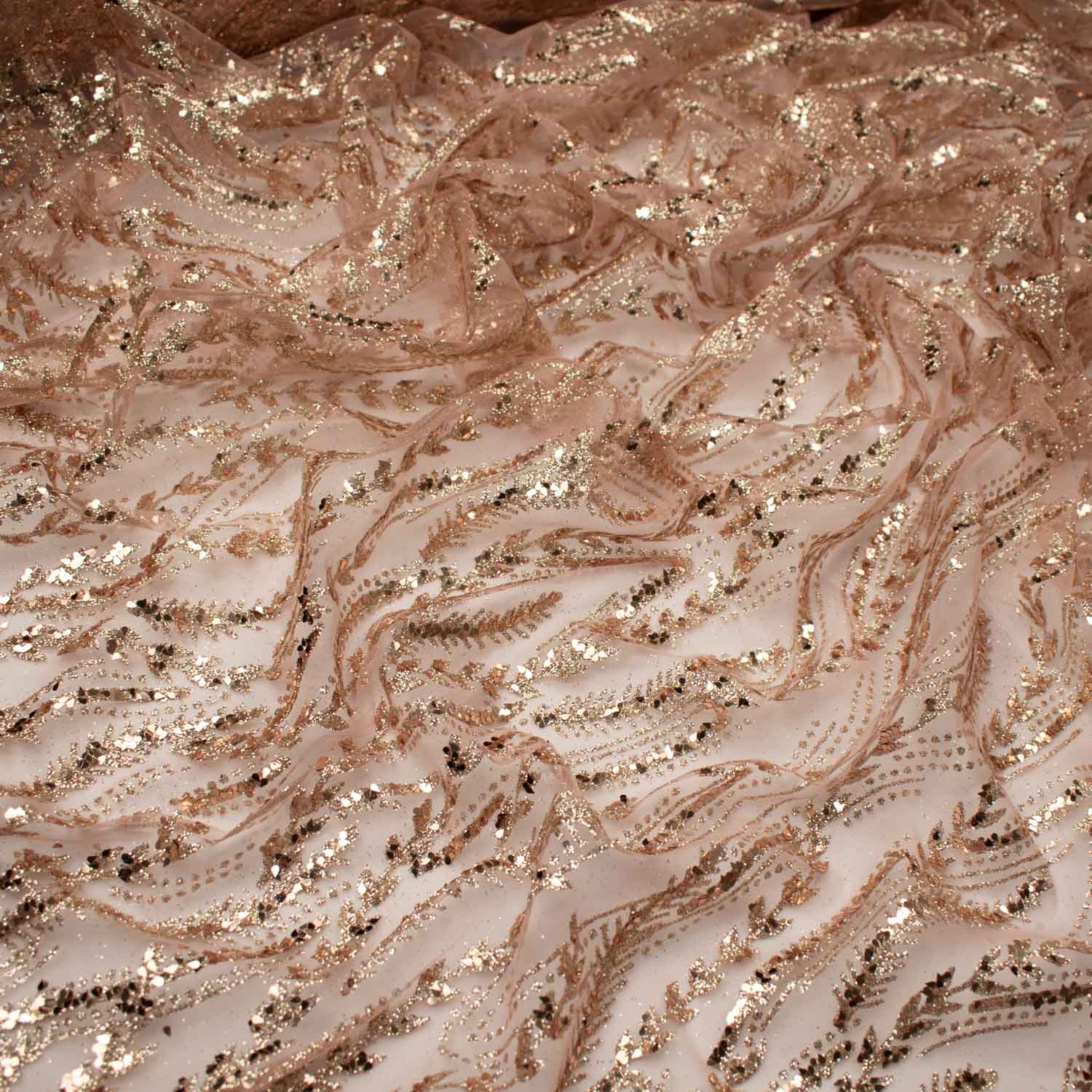 Metallic Glitter Couture Sequin Mesh - Image 9