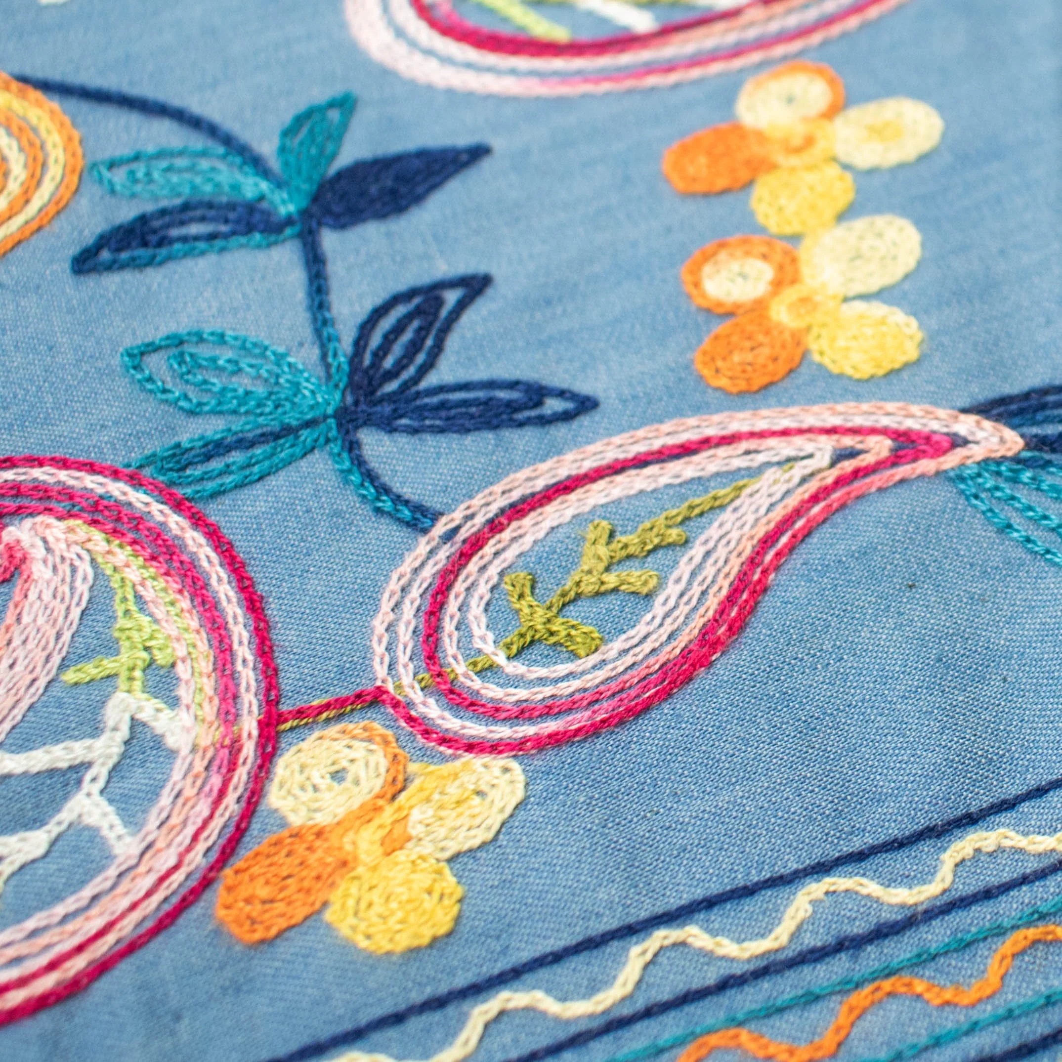 Embroidered Denim Design 376 - Image 6