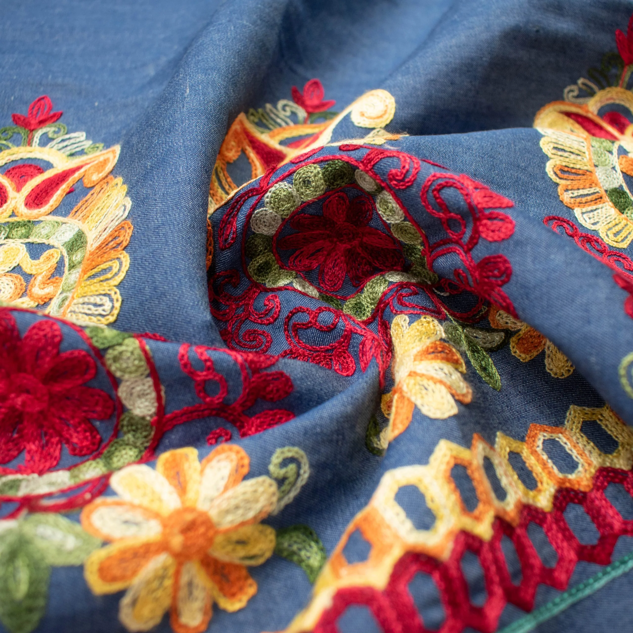 Embroidered Denim Design 377 - Image 3