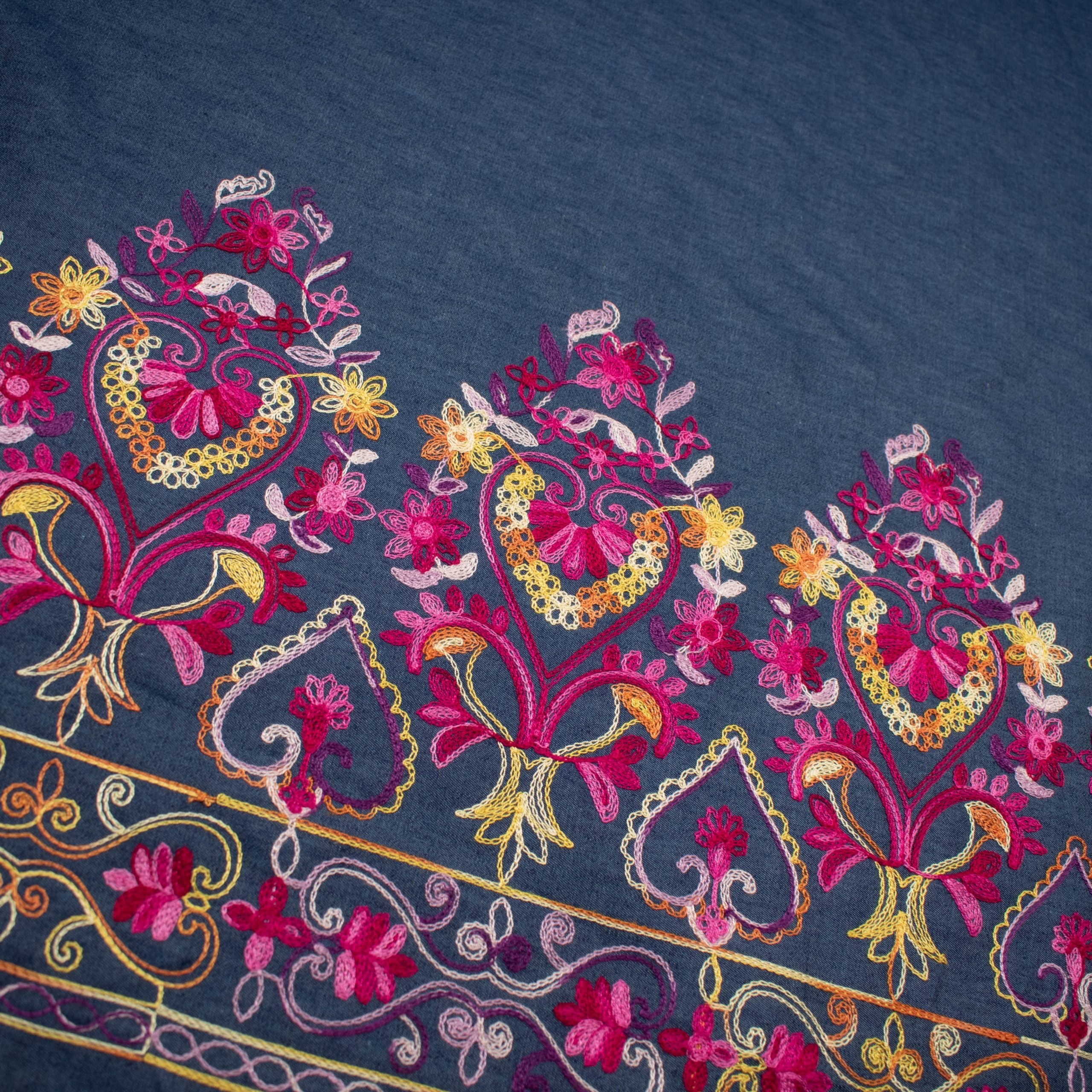 Embroidered Denim Design 380 - Image 5
