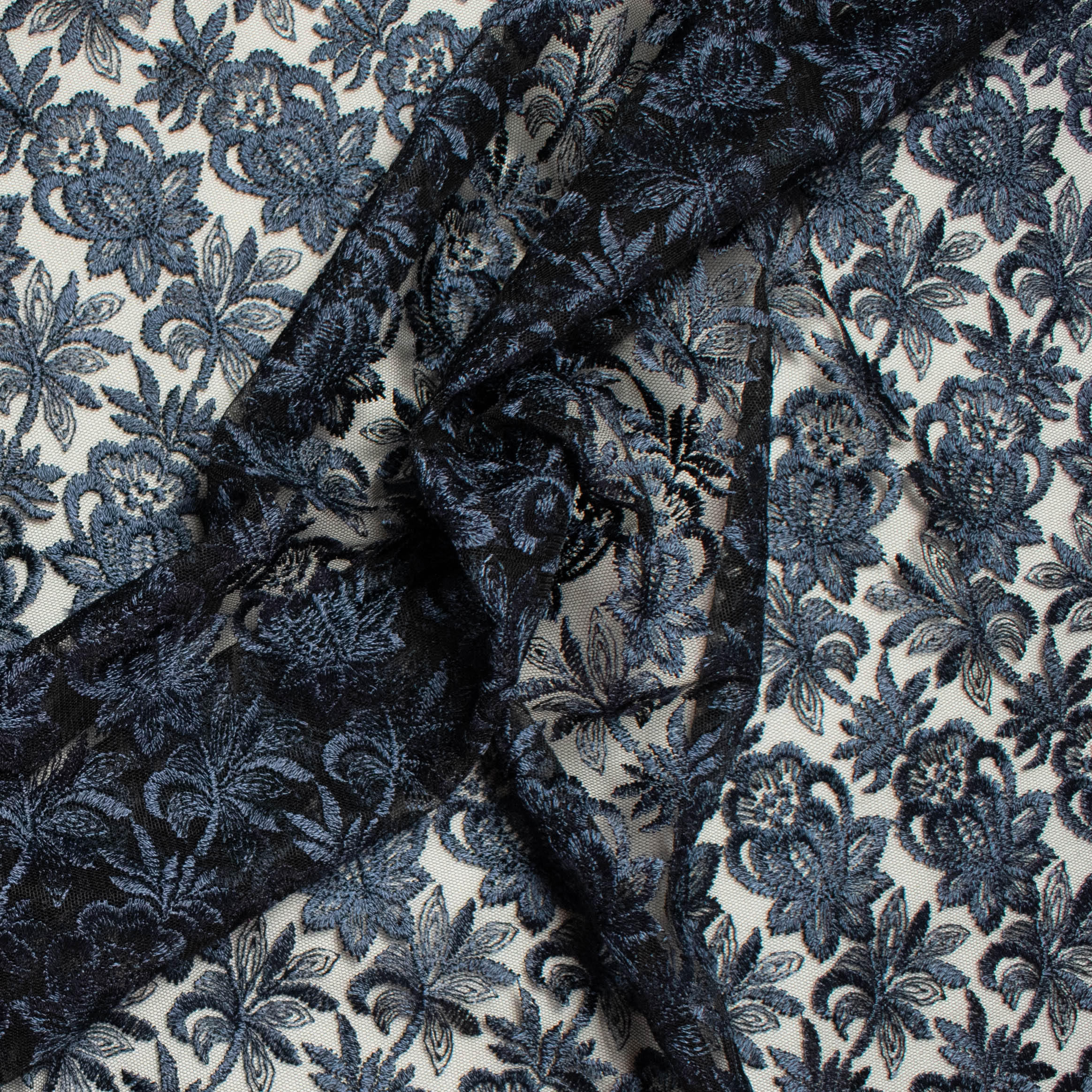 Embroidered Lace BF-03280 Navy - Image 2