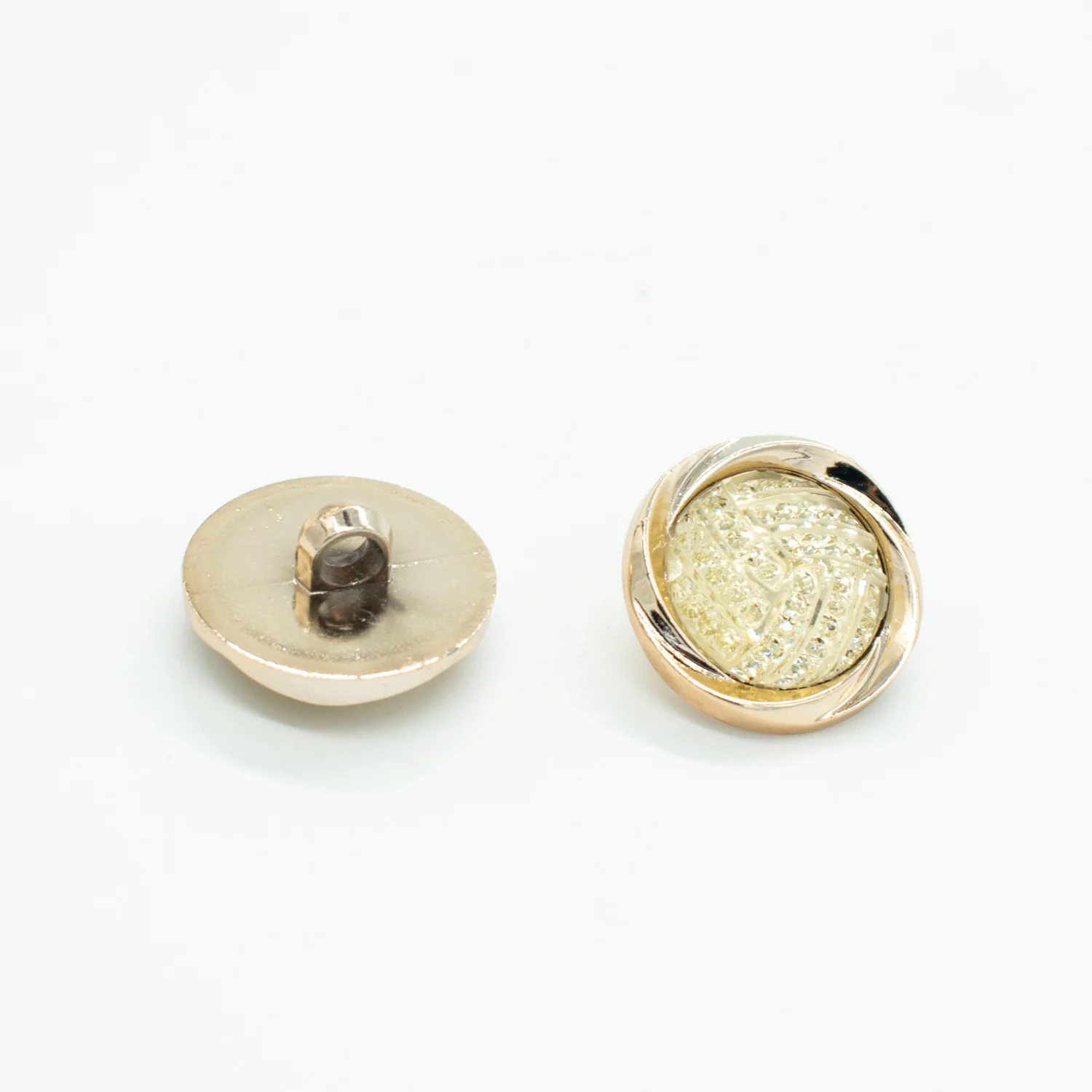Fancy Light Gold Diamond Shank Button - Image 9