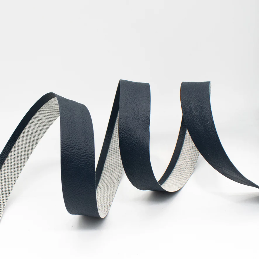 Faux Leather Bias Binding 20mm - Image 2
