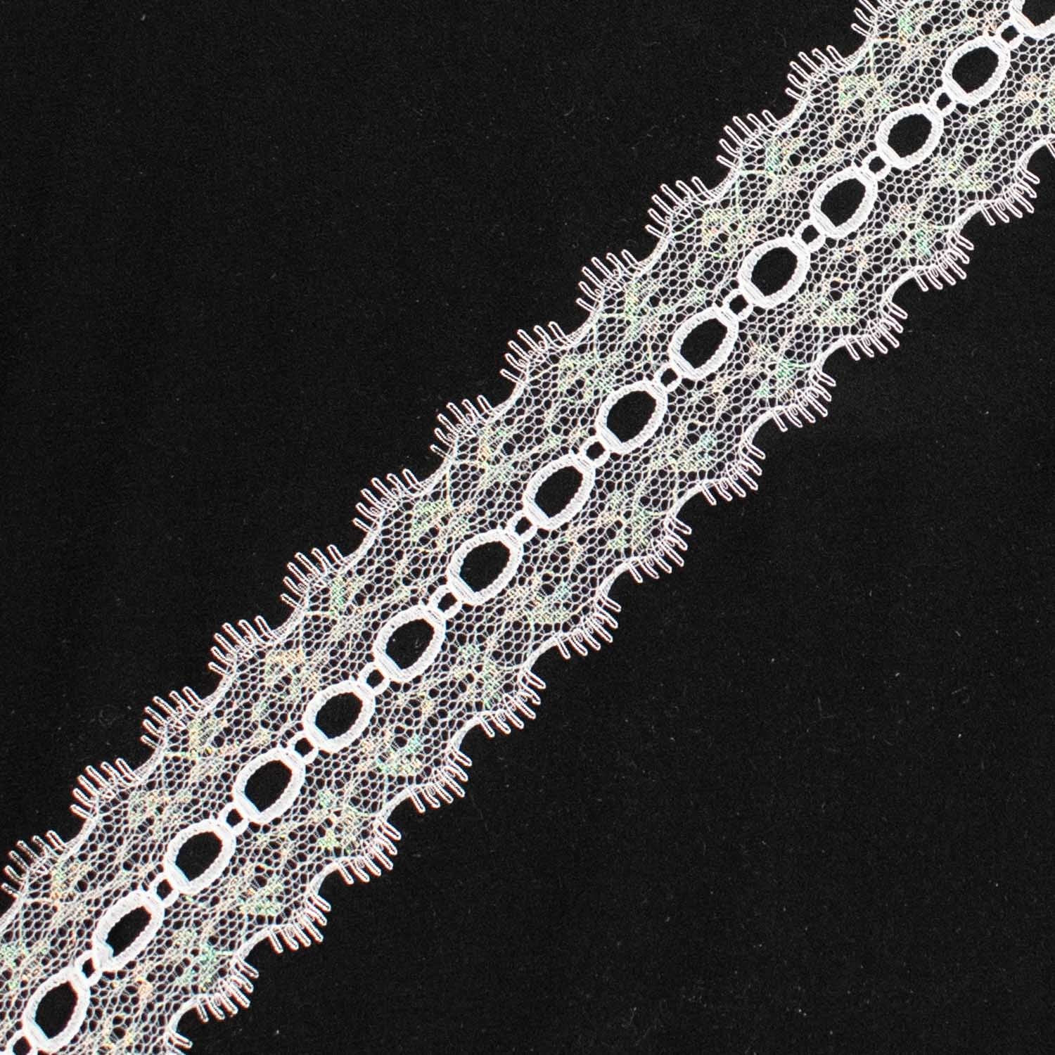Feathered Eyelet Lace 37mm - Image 21