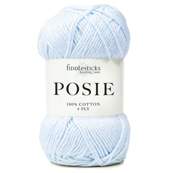Fiddlesticks 100% Combed Cotton 4 Ply Posie Yarn
