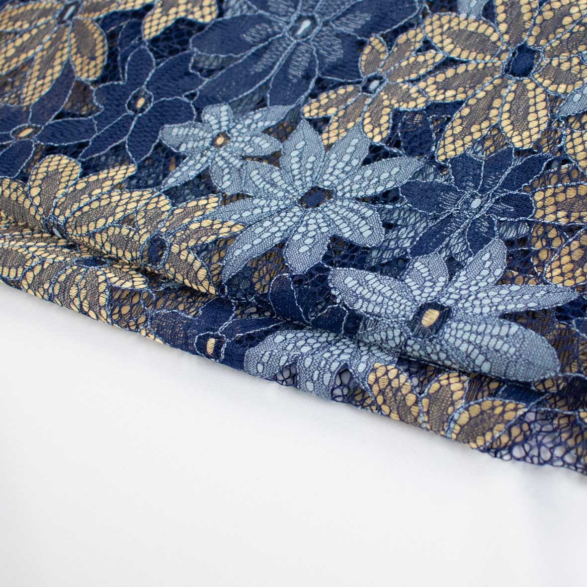 Floral Open Work Cut Work Embroidered Lace - Image 2