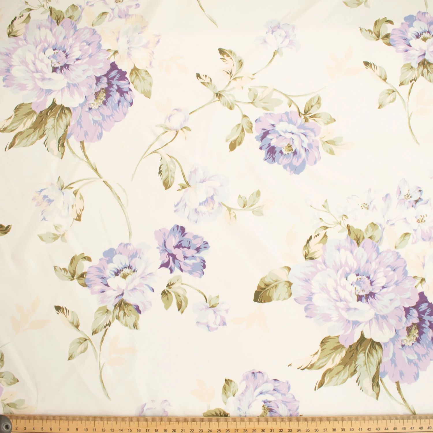 Flowers & Leaves Printed Curtaining/Upholstery Fabric 150cm - Image 21