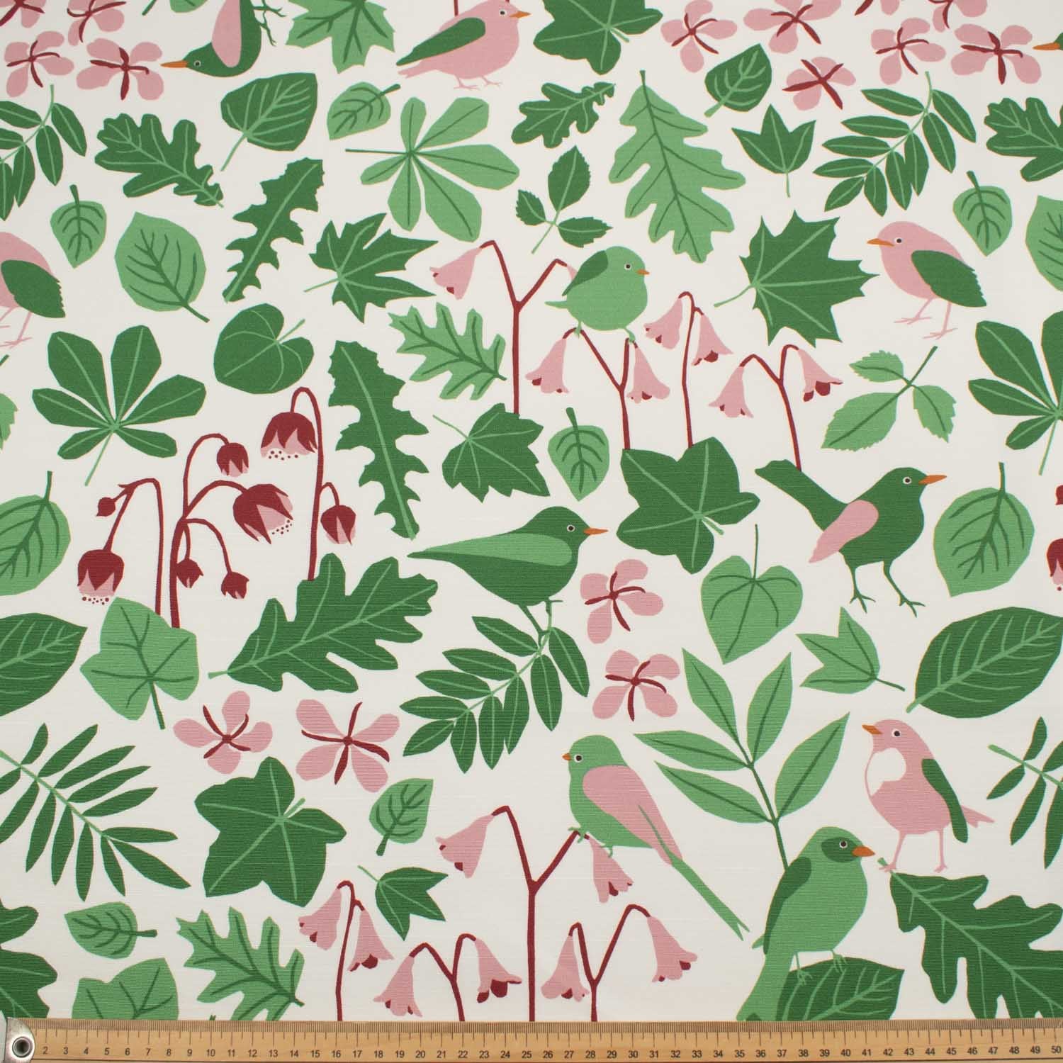 Flowers & Leaves Printed Curtaining/Upholstery Fabric 150cm - Image 58