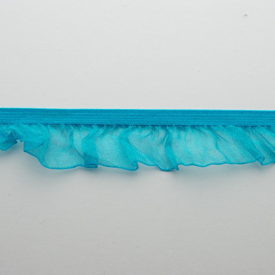 Frilled Organza Elastic Lace Trim 25mm - Design 1 - Image 30