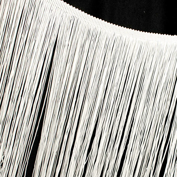 Fringing Lace White - 30CM - Image 3