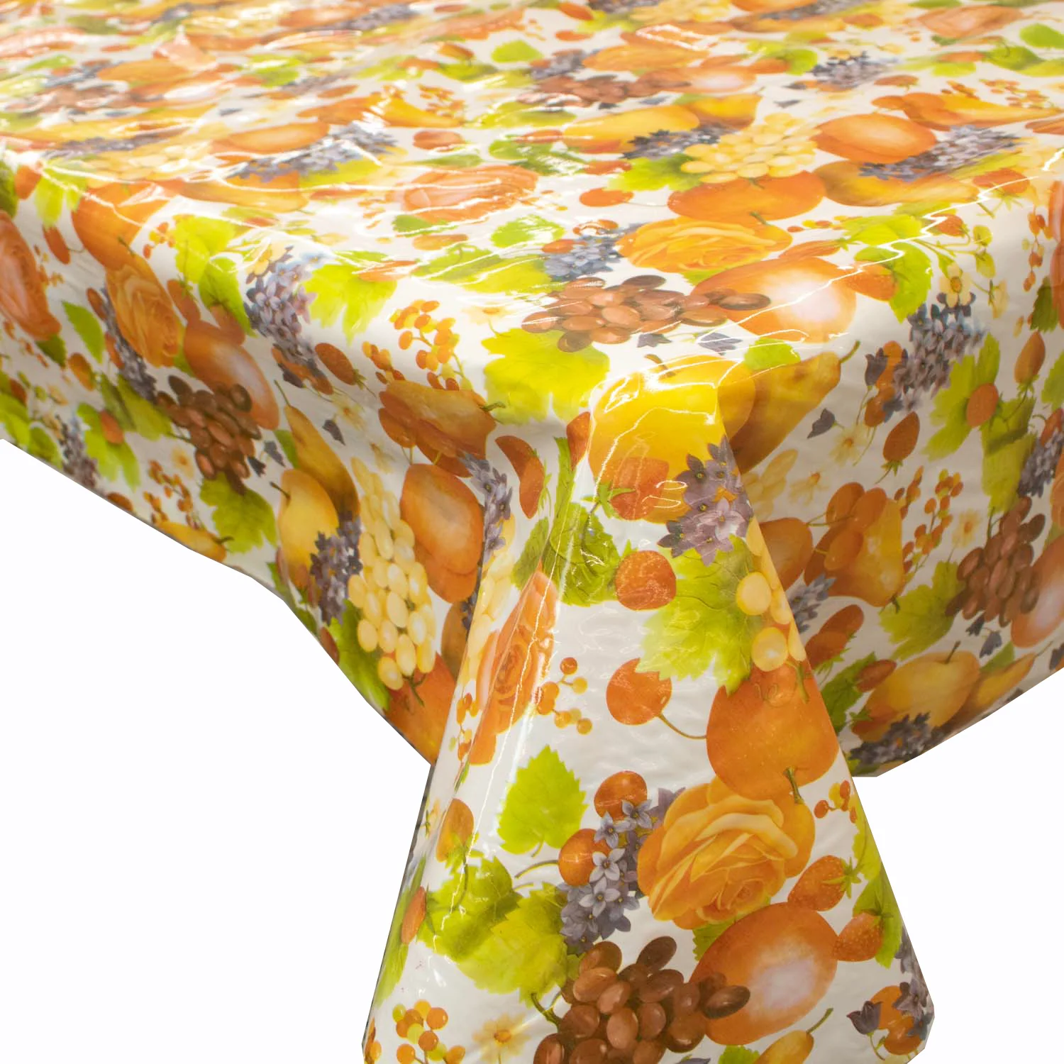 Fruit Prints Transparent Plastic Tablecloth Fabric - Image 2