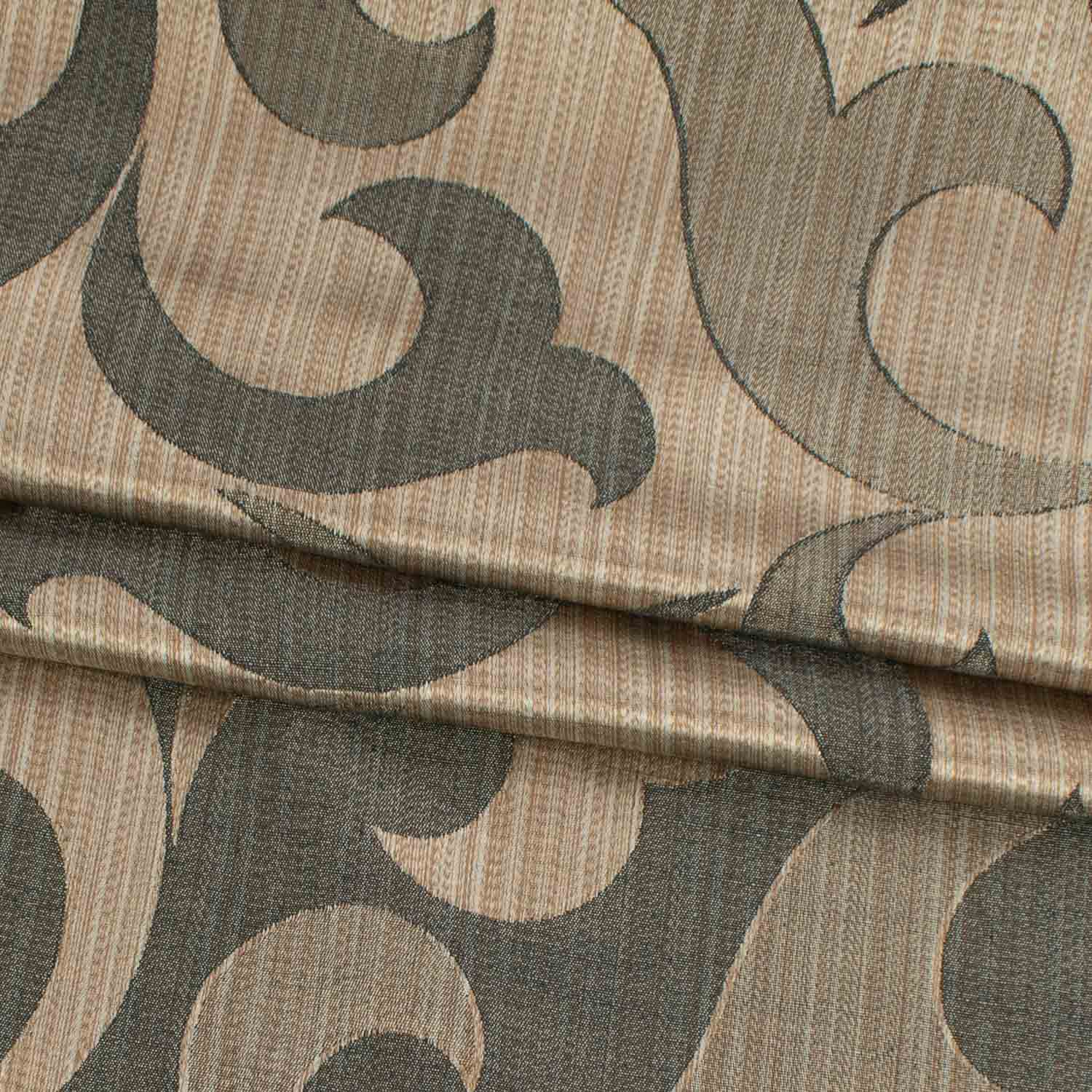 Gala by Maurice Kain Curtaining/Upholstery Reversible Vines Damask Jacquard - Image 3