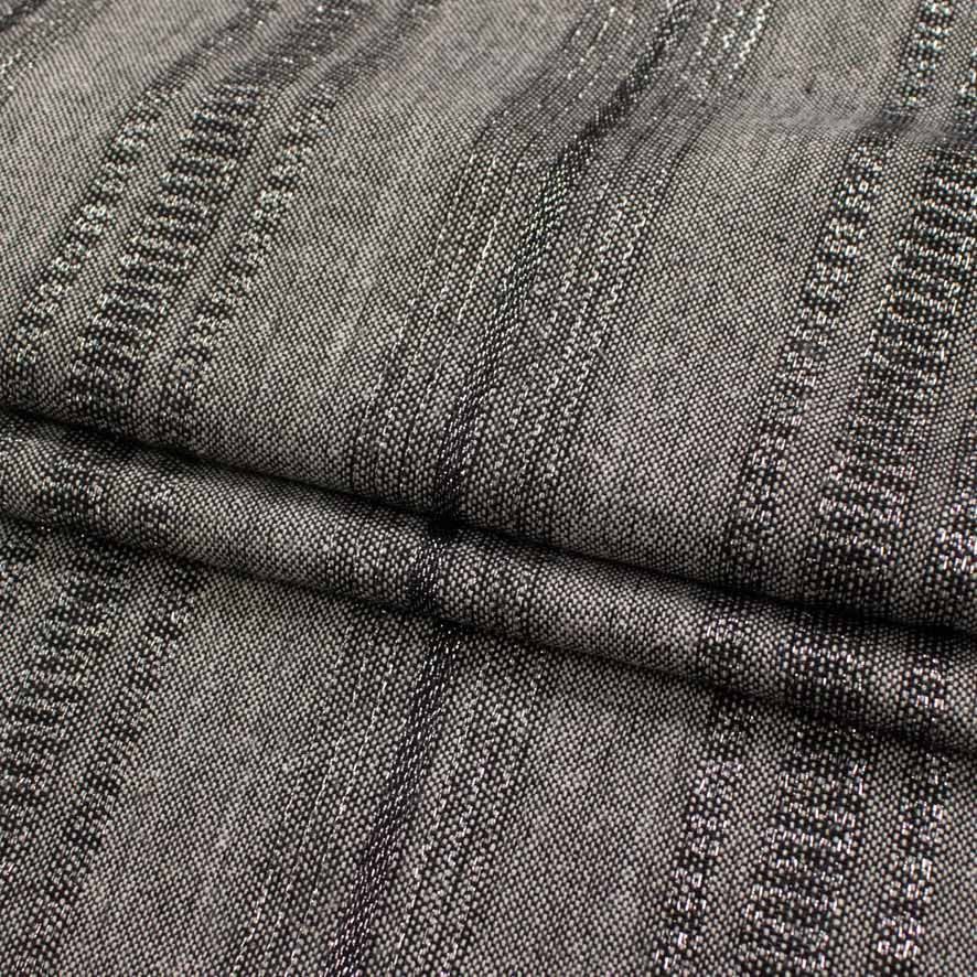 Glitter Metallic Embroidered Wool Suiting - Image 12