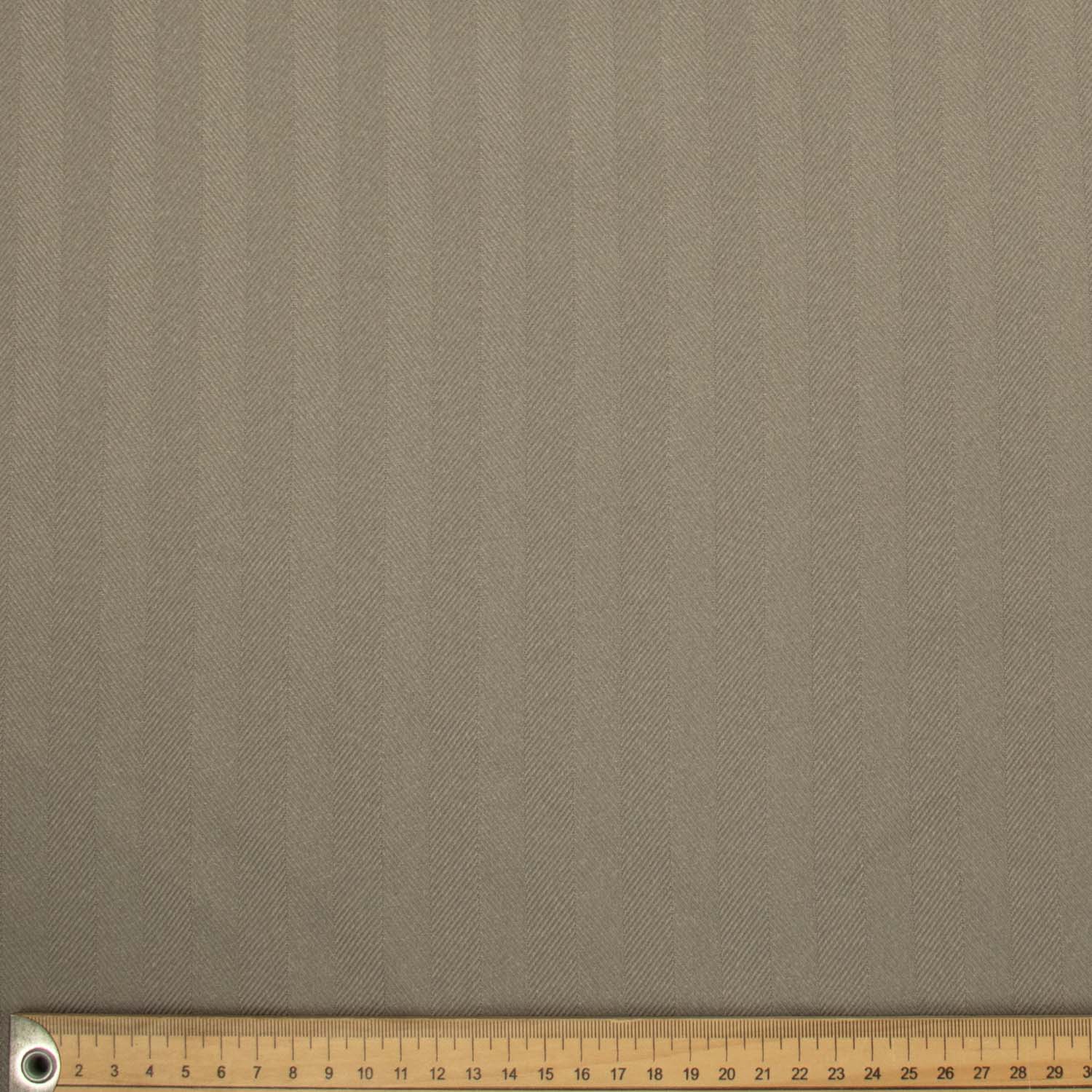 Grey Stripe Herringbone Twill Suiting - Image 3