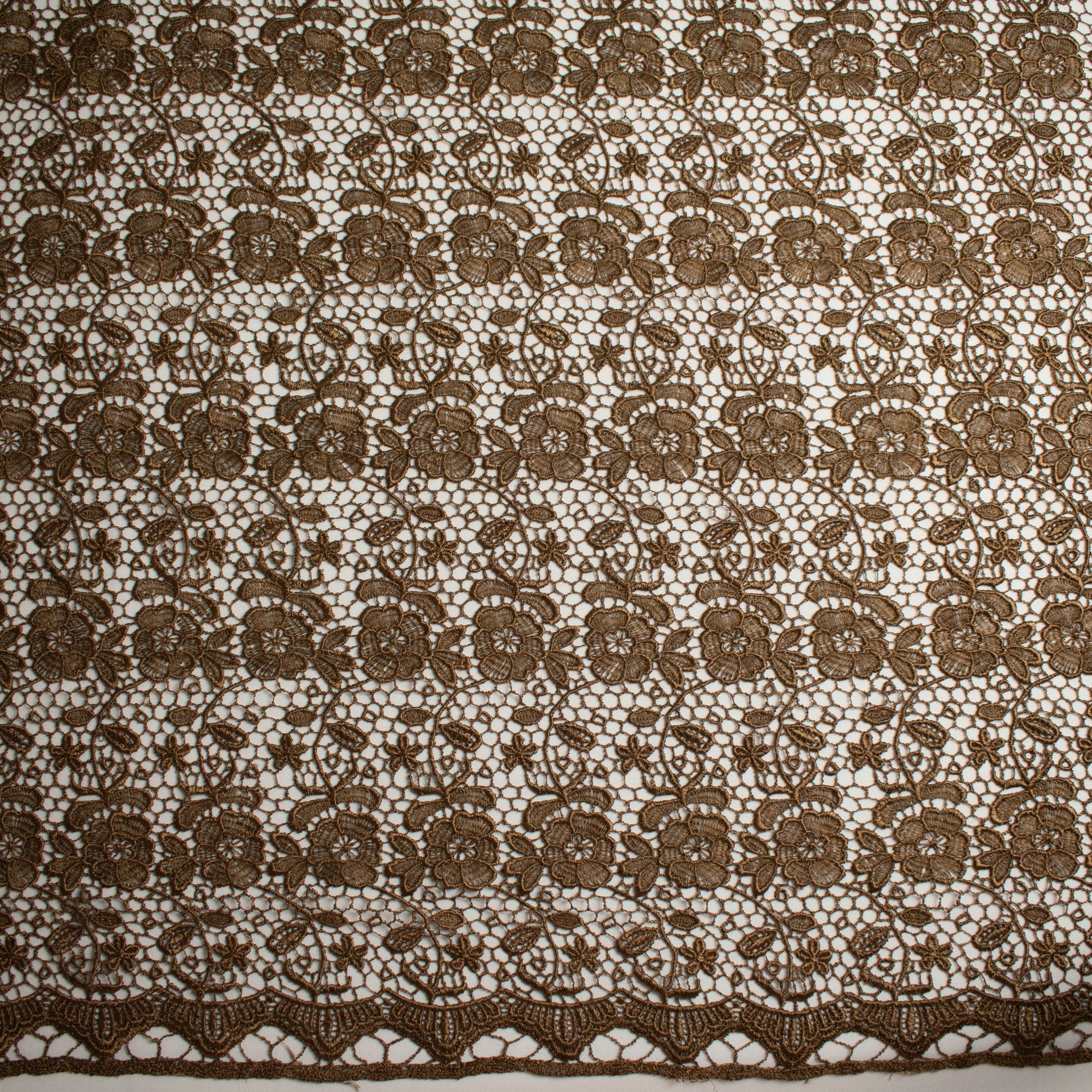 Guipure Lace Design 714913 Cocoa - Image 3