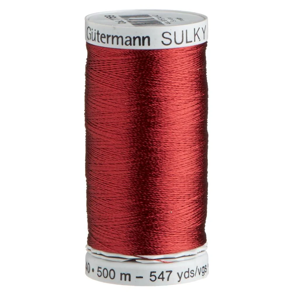 Gutermann Sulky Rayon 40 Machine Embroidery Thread 500M - Image 16