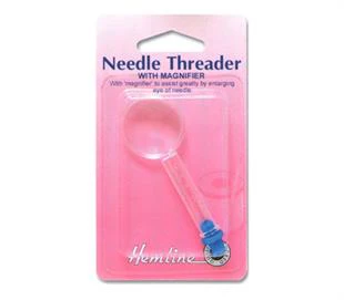 Hemline Needle Threader with Magnifier
