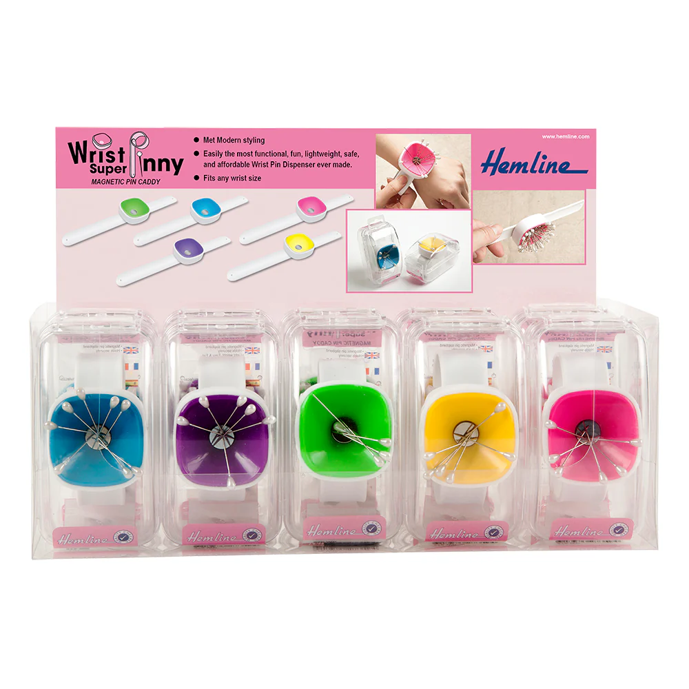 Hemline Wrist Pinny on Slapband Magnetic Pin Cushion Wristband - Image 5