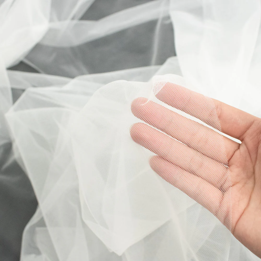 Hexagonal Bridal Veiling Tulle 300CM - Image 7