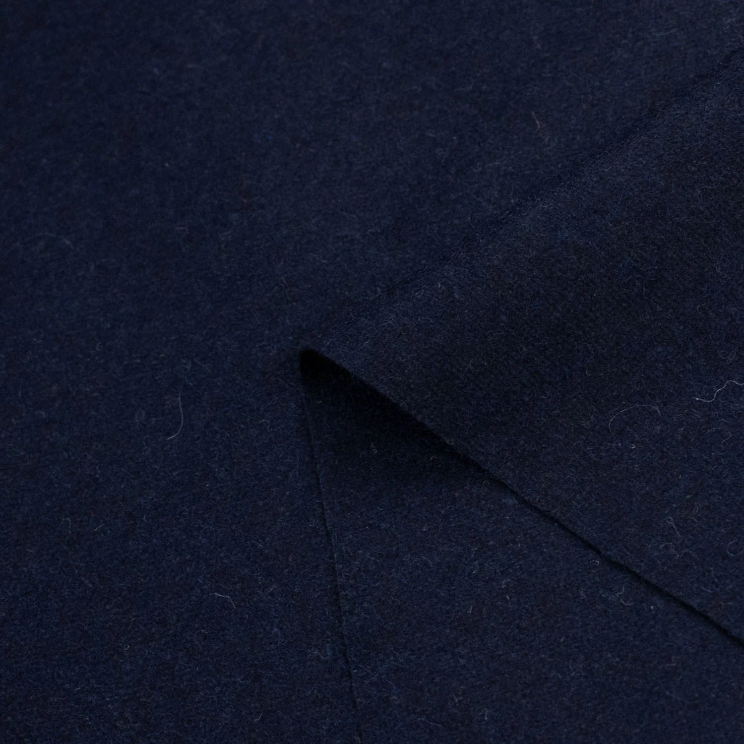 Italian Wool Felt Coating Navy 01 - Image 3