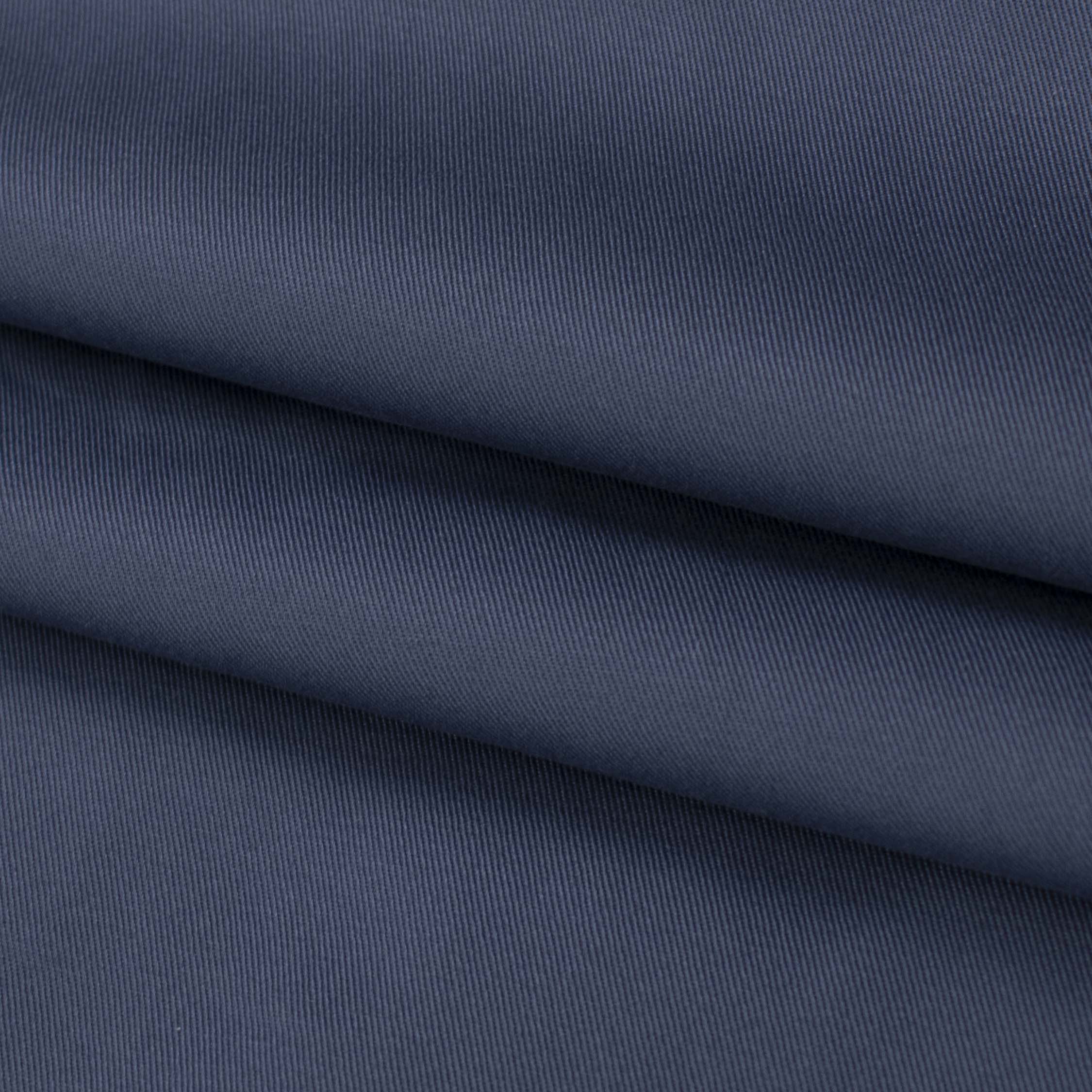 Japanese Cotton Twill Slight Stretch Suiting - Blue - Image 4
