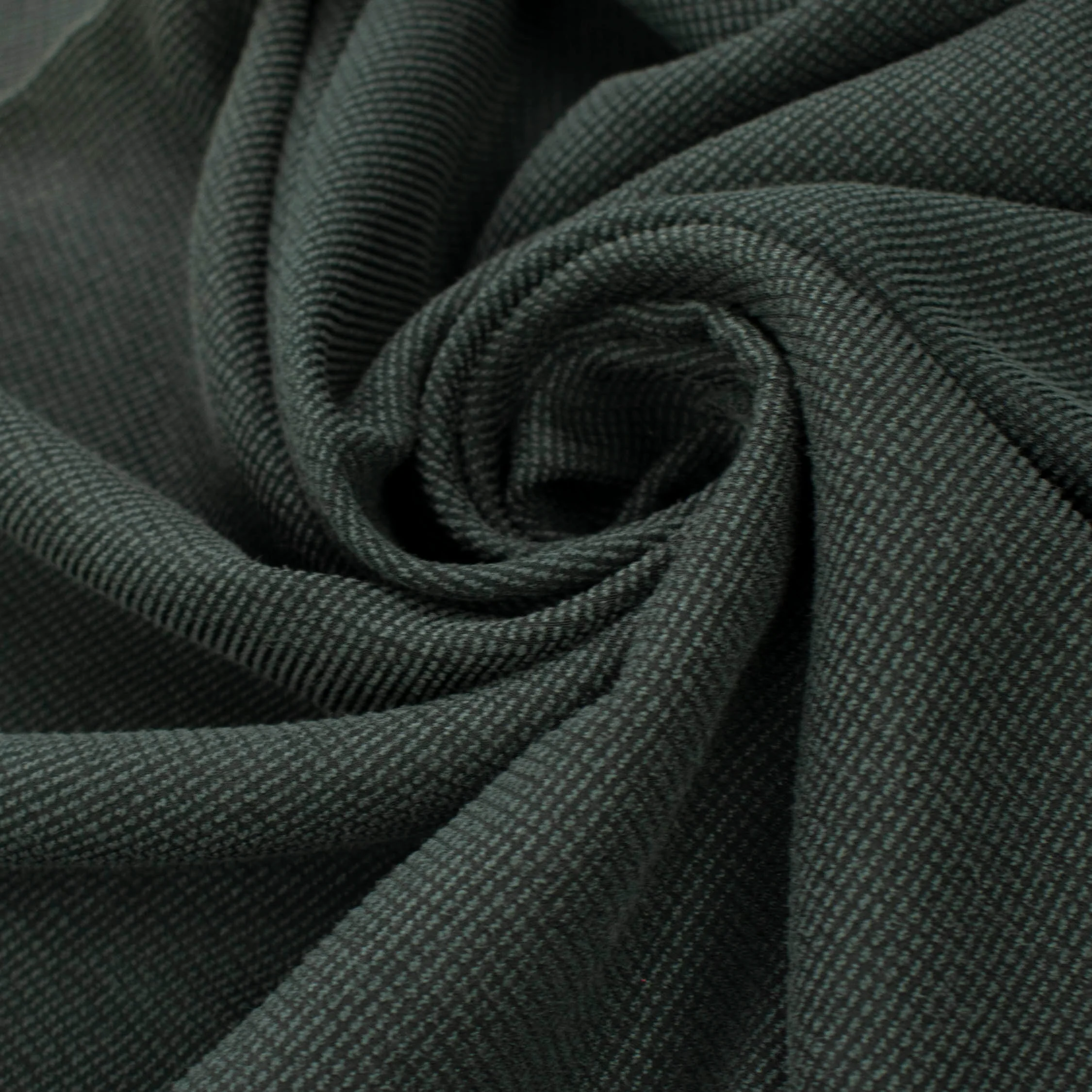 Japanese Grey Micro Check Texture Suiting - Image 2