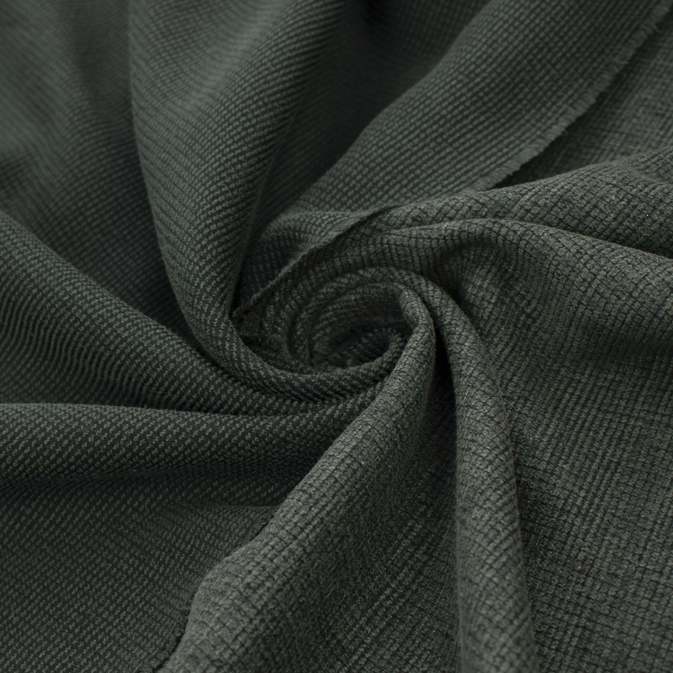 Japanese Grey Micro Check Texture Suiting - Image 3
