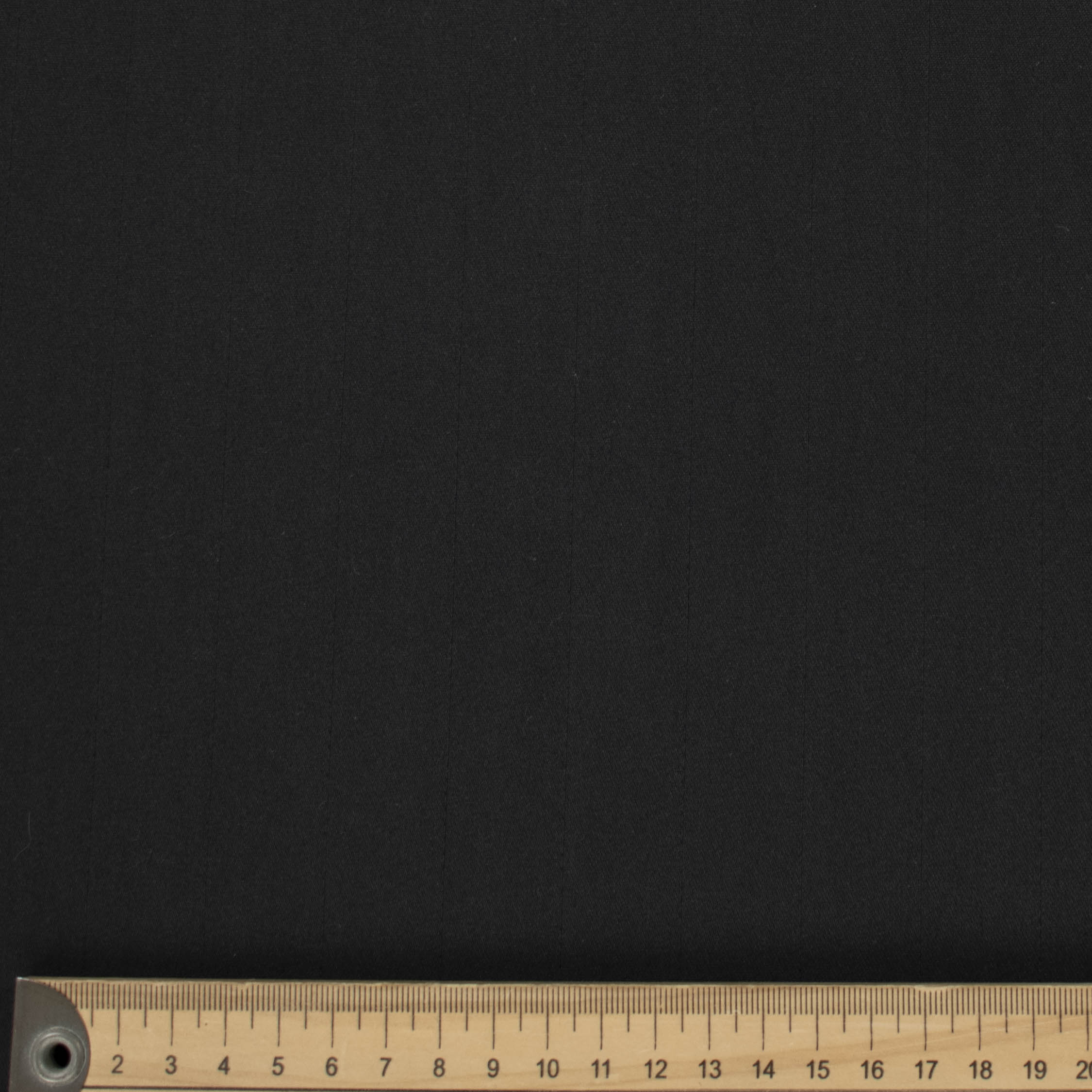Japanese Nikkei Crepe Suiting - Black Stripes - Image 2