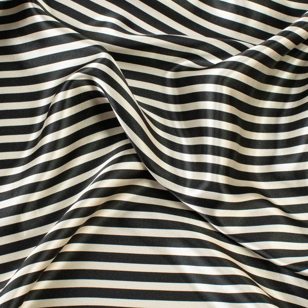 Bengal Striped Printed Satin - Image 4