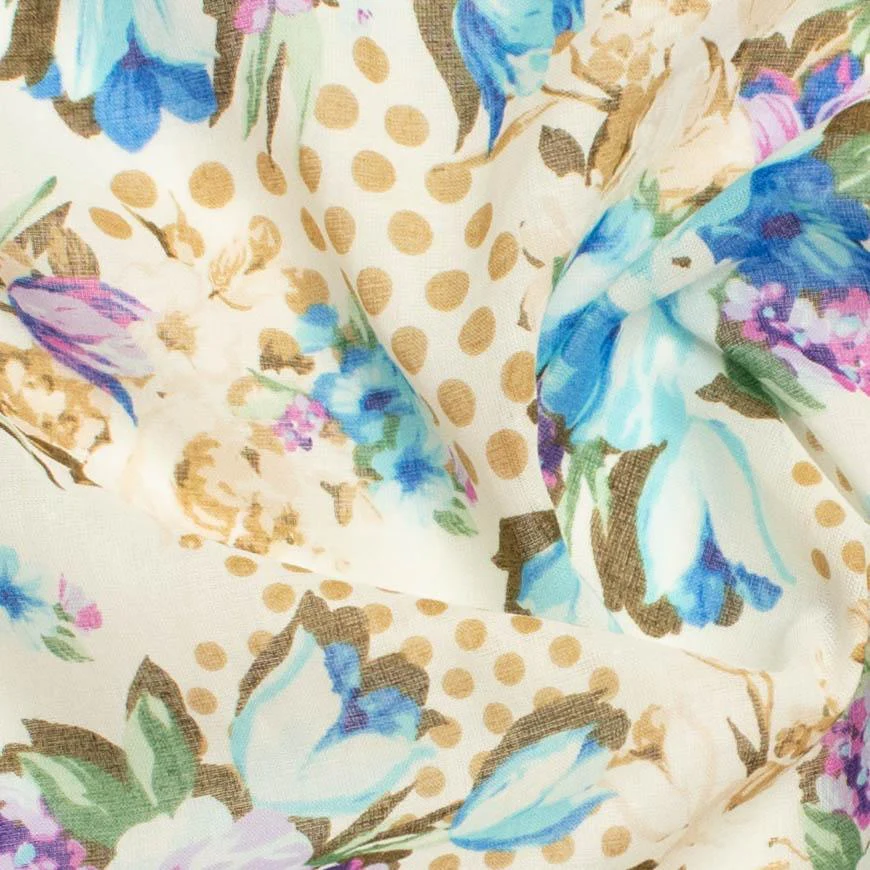 Japanese Pure Cotton Lawn Floral Prints Design-100 - Image 4