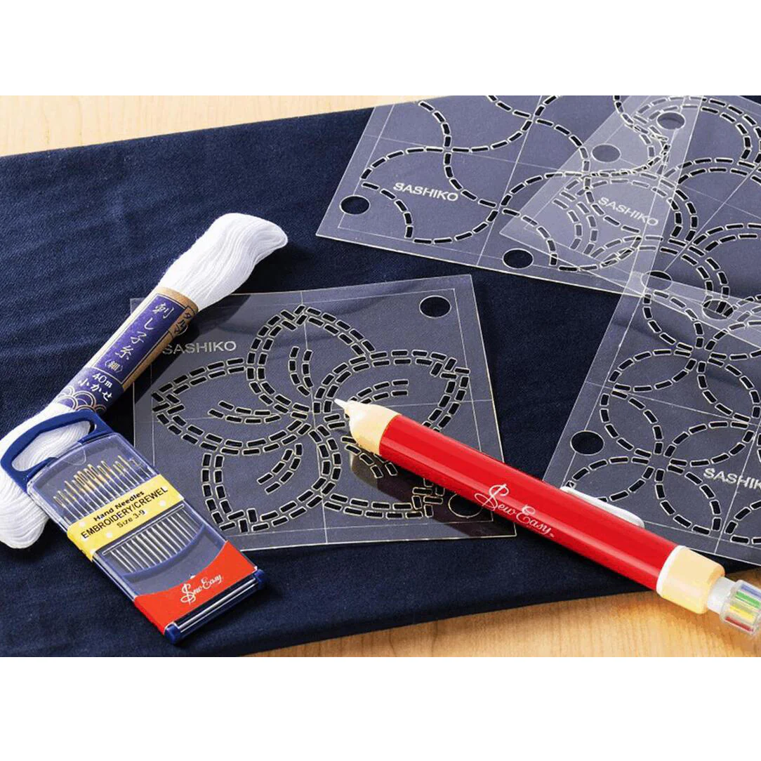 Sew Easy Japanese Sashiko Starter Kit - Image 5
