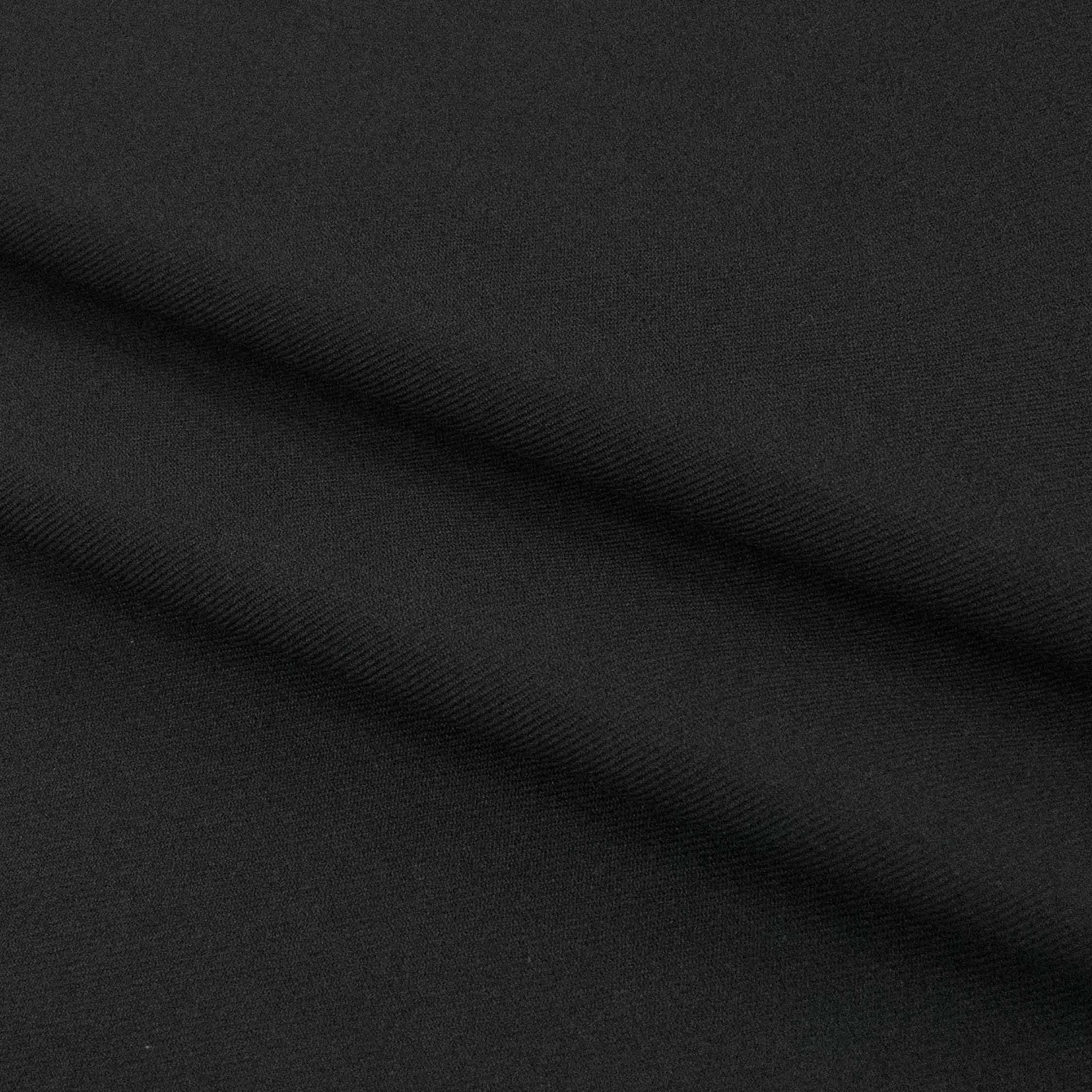 Japanese Twill Wool Suiting Medium Weight Design-25 Black - Image 3