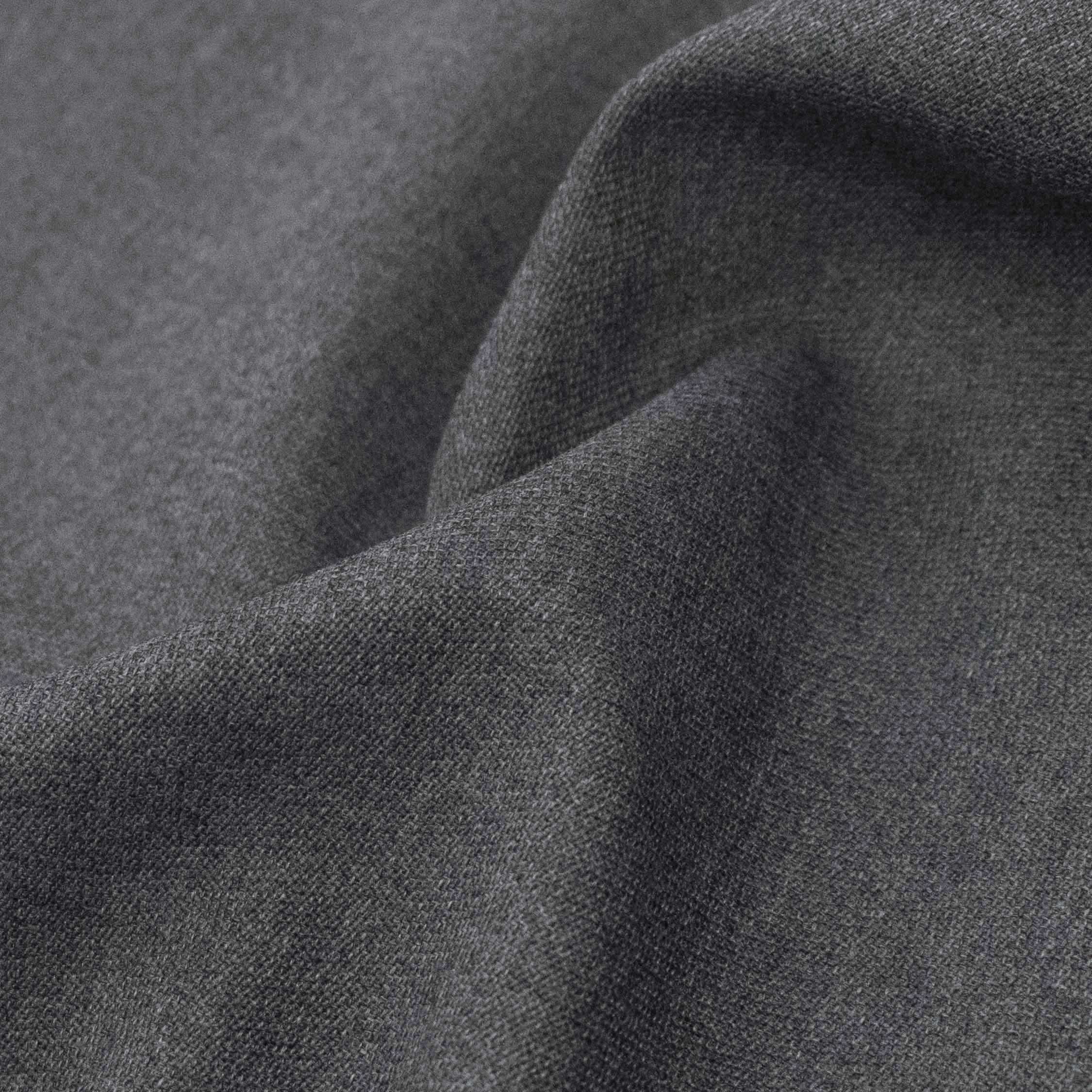Japanese Wool Blend Suiting Medium Weight Design-23 Grey - Image 3