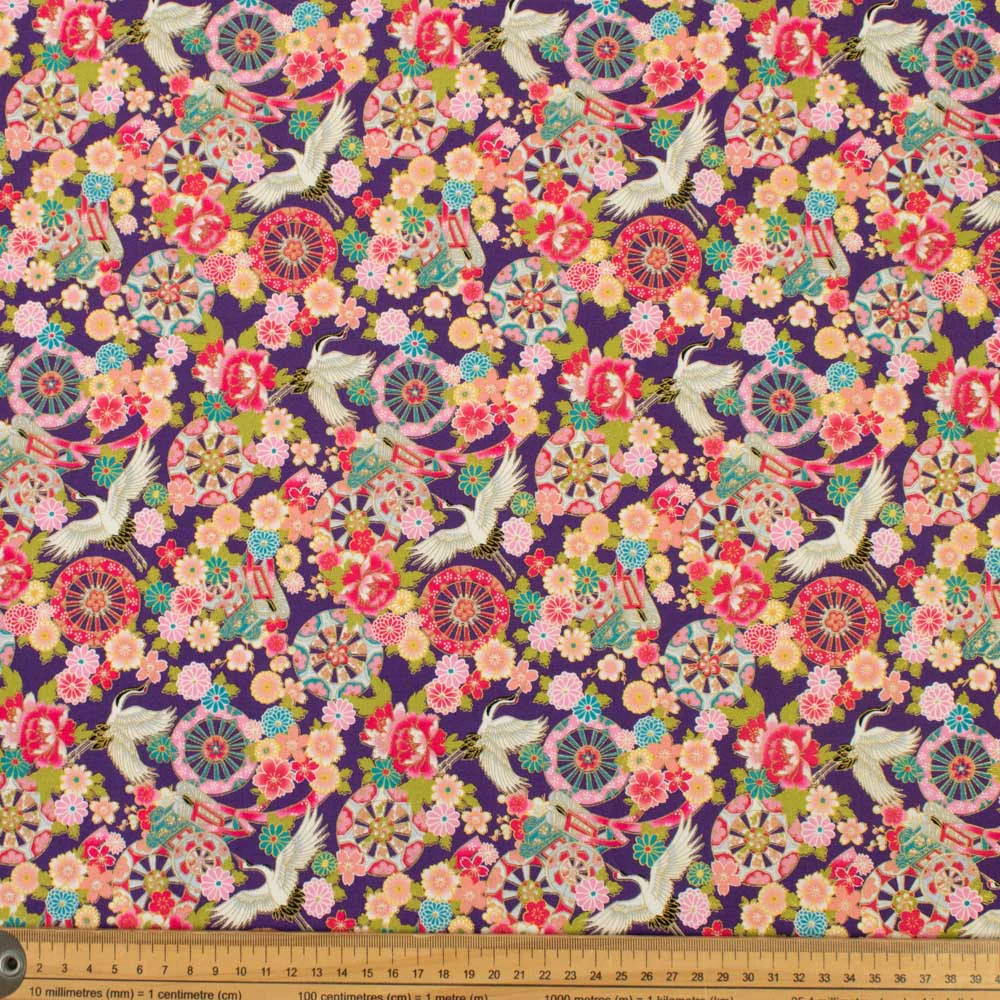 Japanese Yuzen-Style Cotton Prints - Image 16