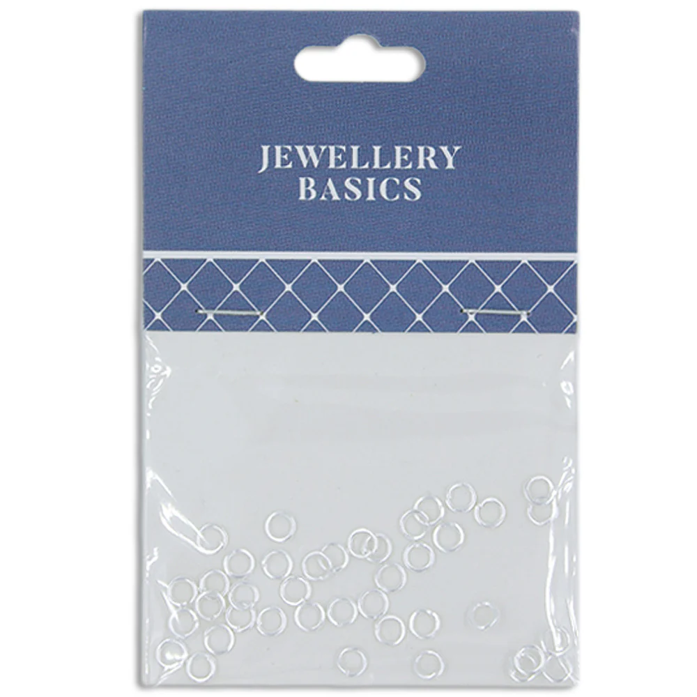 Jump Ring 4mm Silver 40Pcs