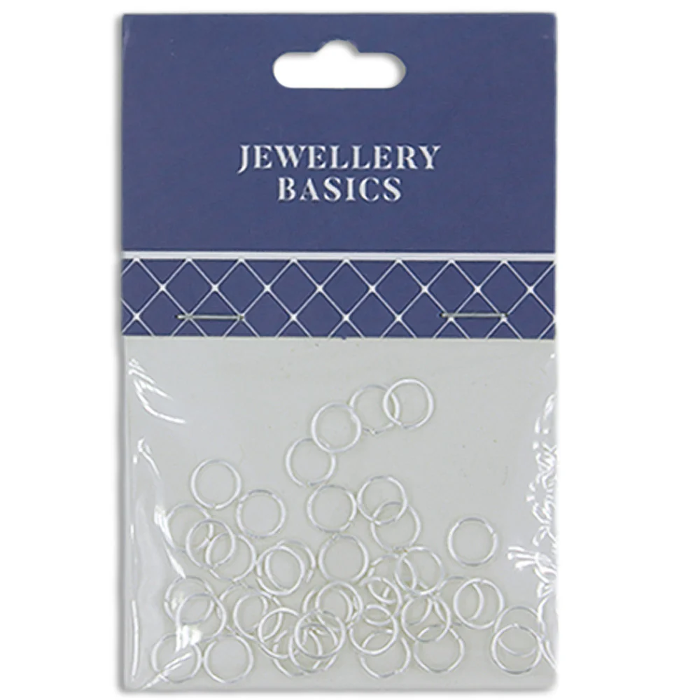 Jump Ring 7mm Silver 40Pcs