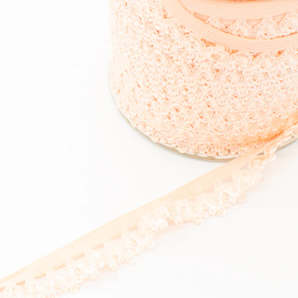 Scalloped Edged Coloured Elastic-10mm - Image 11