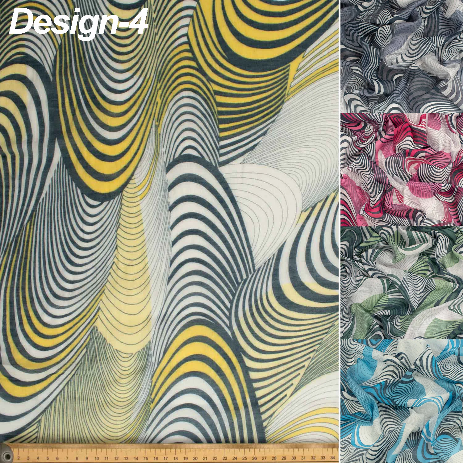 Laurenza Shimmer Printed Chiffon - Image 6