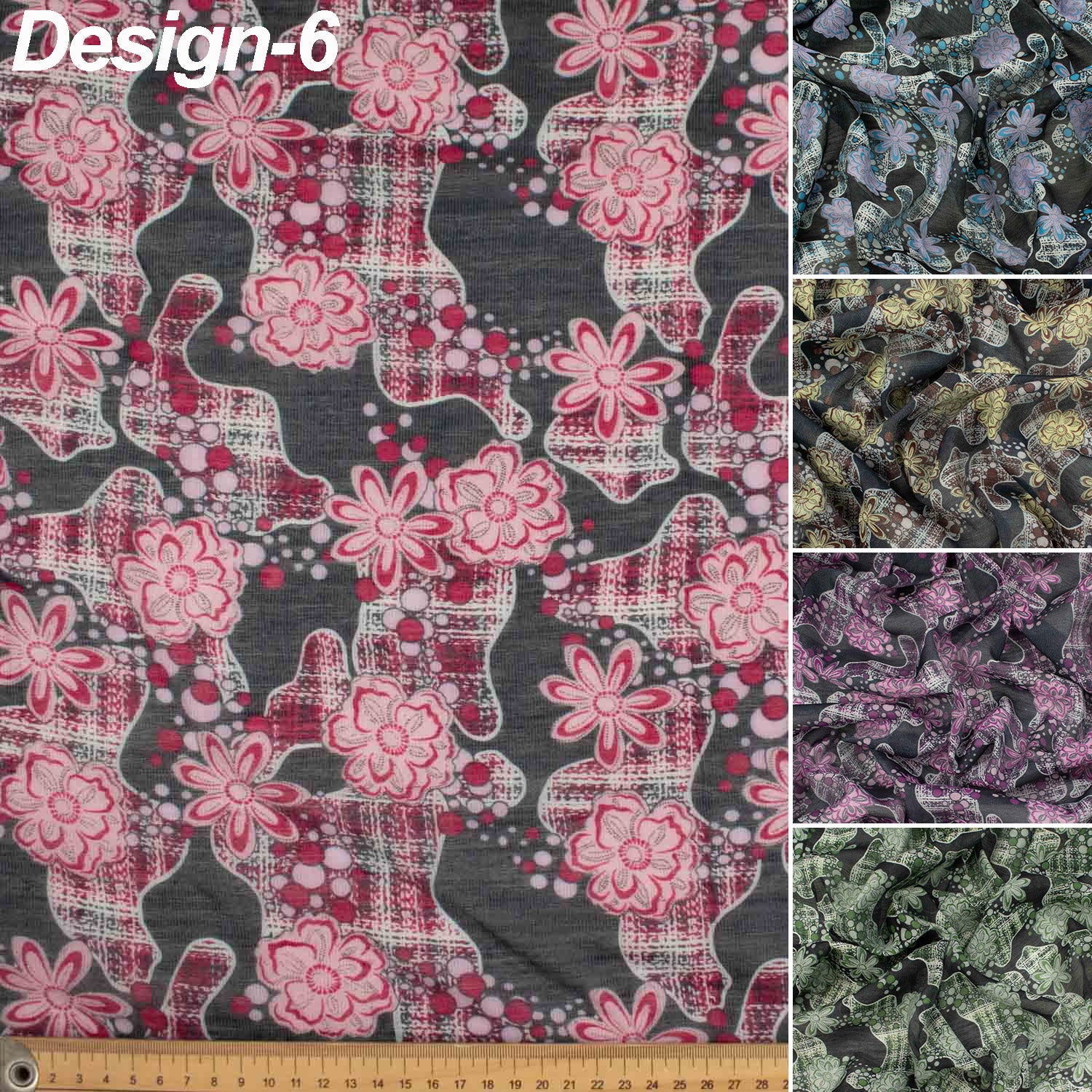 Laurenza Shimmer Printed Chiffon - Image 8