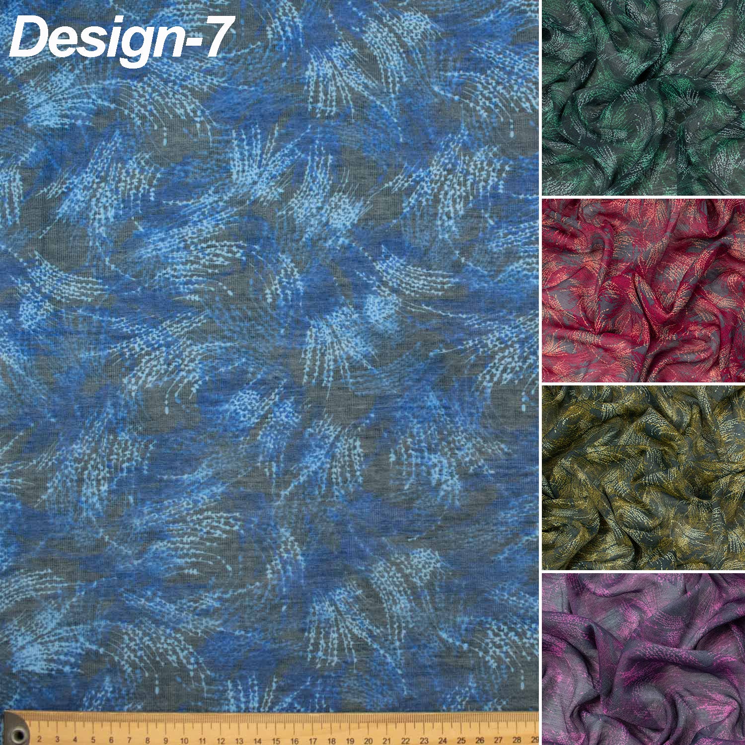 Laurenza Shimmer Printed Chiffon - Image 9