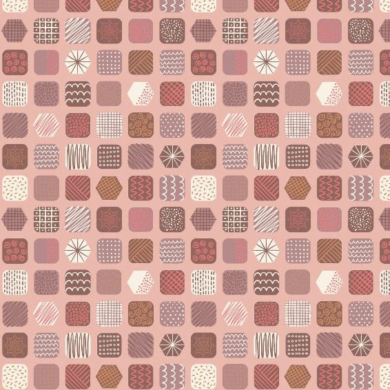 Lewis & Irene The Old Chocolate Shop Chocolate Box On Milk Chocolate Cotton Prints