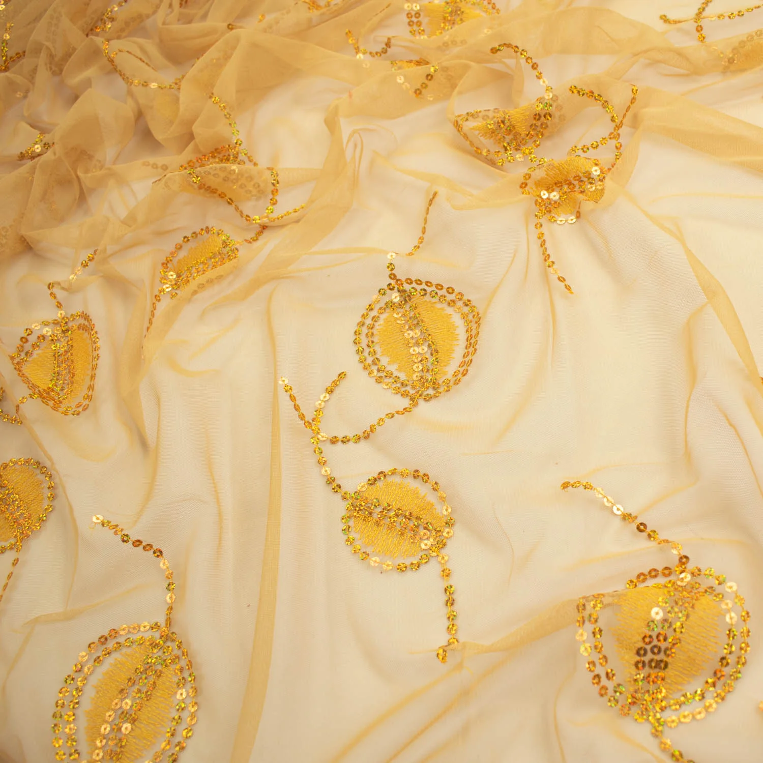 Light Sequin Tulle Lace - Image 17