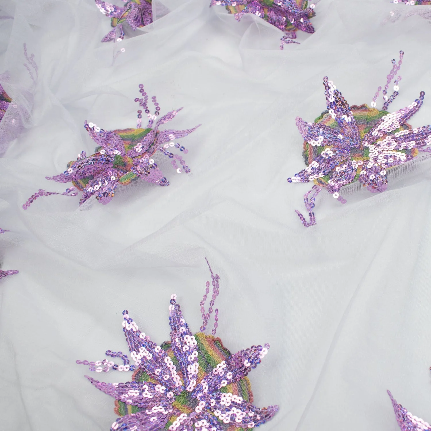 Light Sequin Tulle Lace - Image 20