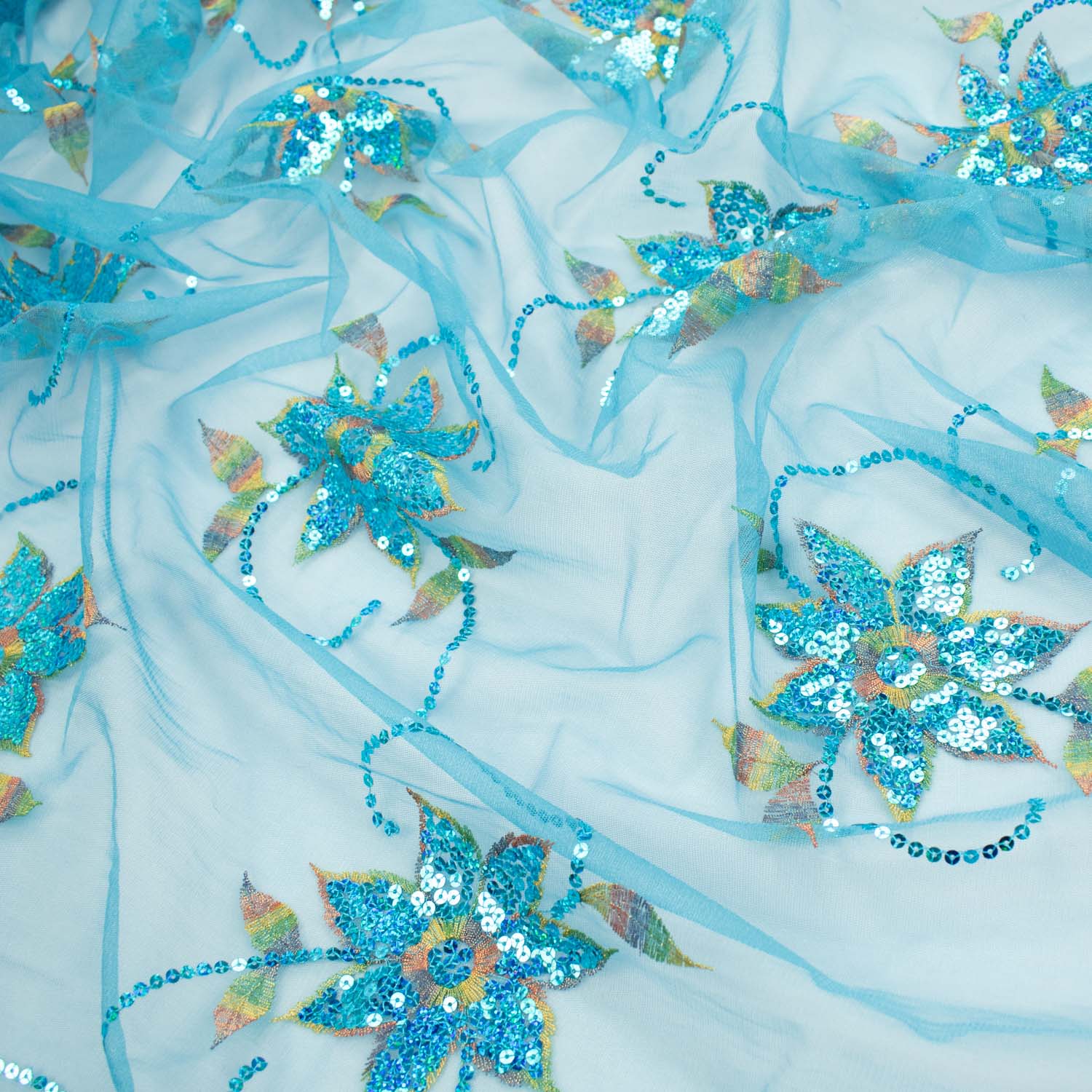 Light Sequin Tulle Lace - Image 23